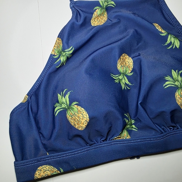 Old Navy Pineapple Swimsuit 2 Piece Sz M NWT - Picture 2 of 10